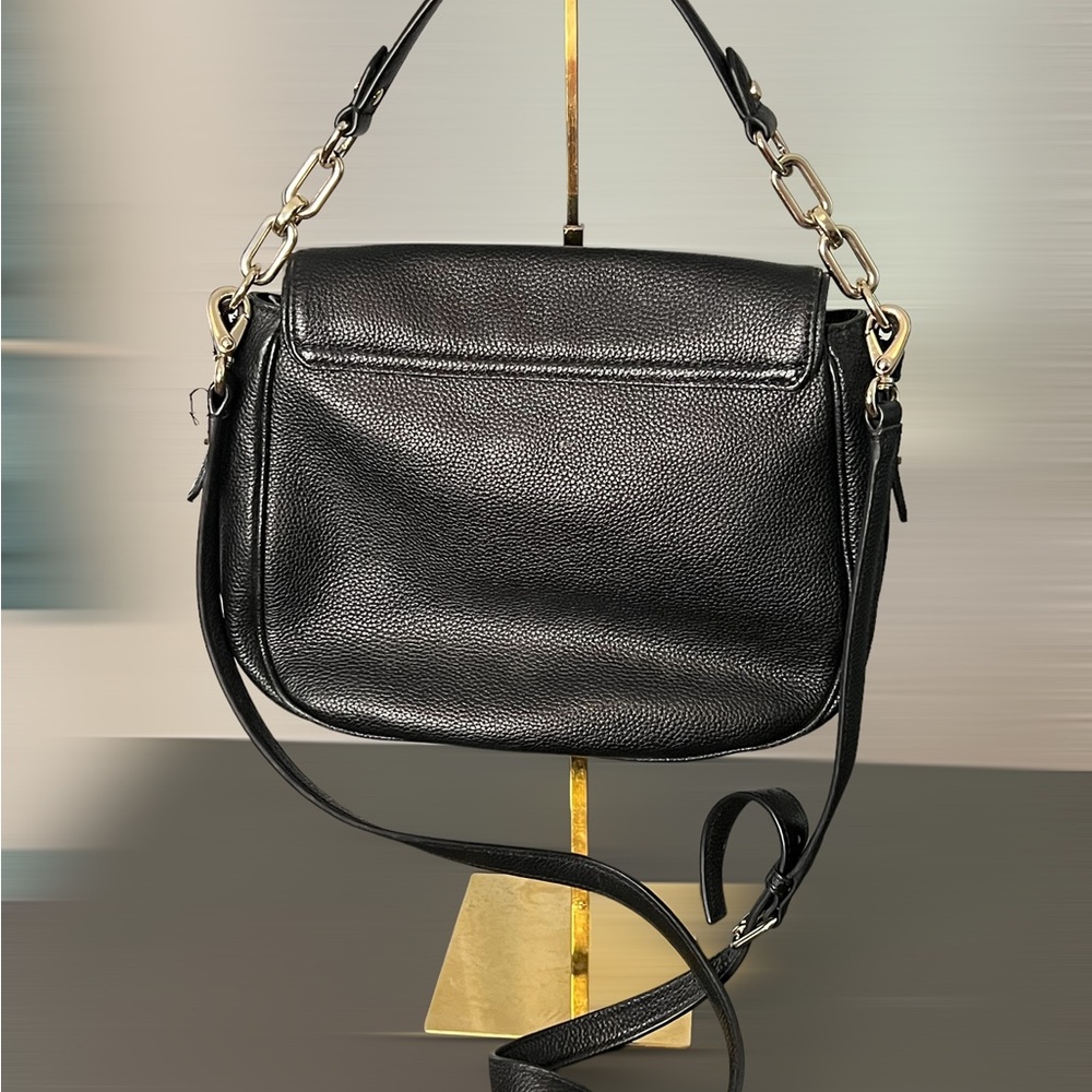 Kate Spade Shoulder Crossbody Black Pebbled Leather Bag - Picture 2 of 13